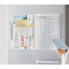 画像をギャラリービューアに読み込む, キングジム 冷蔵庫ピタッとファイル 小物整理タイプ 2941