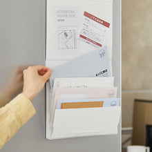 画像をギャラリービューアに読み込む, キングジム 冷蔵庫ピタッとファイル 郵便物整理タイプ 2951
