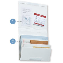 画像をギャラリービューアに読み込む, キングジム 冷蔵庫ピタッとファイル 郵便物整理タイプ 2951