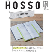 画像をギャラリービューアに読み込む, キングジム クリアーファイル ホッソ HOSSO 見開き15ポケット 5515