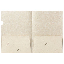 画像をギャラリービューアに読み込む, キングジム 二つ折り紙製ホルダー 茶殻紙タイプ 2枚入り 719-2