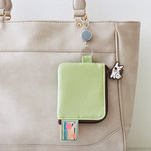 画像をギャラリービューアに読み込む, リヒトラブ にゃんシーン フラットカードポーチ A-2220