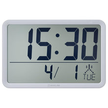 画像をギャラリービューアに読み込む, キングジム ザラージ リモコン付きダブルタイマークロック DTC-002-LG