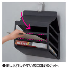 画像をギャラリービューアに読み込む, コクヨ さっと出し入れできる壁掛けポケット 書類カタログ フ-KPL30