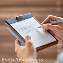 画像をギャラリービューアに読み込む, キングジム レザフェスU スライドメモパッド A6サイズ 9932LU LezafaceU