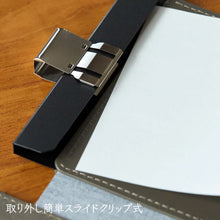 画像をギャラリービューアに読み込む, キングジム レザフェスU スライドメモパッド A6サイズ 9932LU LezafaceU