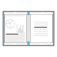 画像をギャラリービューアに読み込む, リヒトラブ CUBE FIZZ 書き込めるクリヤーブック N-6005