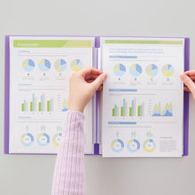 画像をギャラリービューアに読み込む, リヒトラブ CUBE FIZZ 書き込めるクリヤーブック N-6005