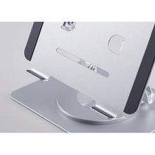 画像をギャラリービューアに読み込む, キングジム ノートパソコンスタンド 回転式 NPS20-SL