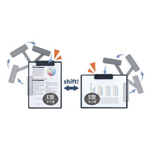 画像をギャラリービューアに読み込む, ナカバヤシ タテヨコ兼用クリップボード シフテ SHIFTE QB-SFTA4