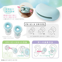 画像をギャラリービューアに読み込む, ソニック 集中耳栓 シリコンタイプ ケース付 SP-8872