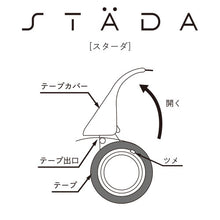 画像をギャラリービューアに読み込む, キングジム STADA スターダ テープカッターケース付き STA010