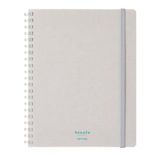 画像をギャラリービューアに読み込む, コクヨ ソフトリングノート スーファ Sooofa 板紙表紙方眼 B6変形 80枚 ス-SE748S4