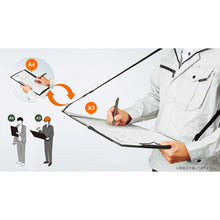 画像をギャラリービューアに読み込む, コクヨ A3とA4を選んで使えるクリップボード ヨハ-WR50