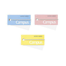 画像をギャラリービューアに読み込む, キャンパス バンドでまとまる単語カード タン-201