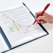 画像をギャラリービューアに読み込む, キングジム クリアーファイル カキコ 40ポケット 8632W