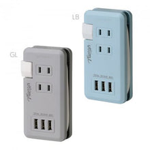 画像をギャラリービューアに読み込む, ソニック ポータブルコンセント USBポート付 ユートリムエル UL-5010