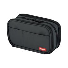 画像をギャラリービューアに読み込む, リヒトラブ ペンケース ブックタイプ トリプル A-7556