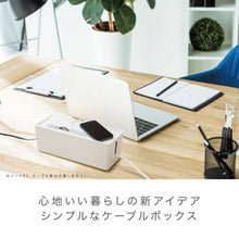 画像をギャラリービューアに読み込む, ソニック すっきり収納 ケーブルボックス ユートリム シリコンケーブルホルダー付 UT-5464