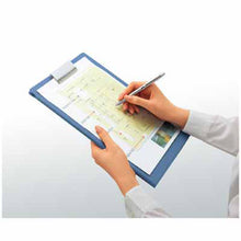 画像をギャラリービューアに読み込む, コクヨ クリップホルダー A4 カバー付き用箋挟 青 ヨハ-50B