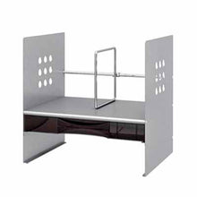 画像をギャラリービューアに読み込む, プラス ブックスタンド H型 ケース付 BS-325HC シルバー