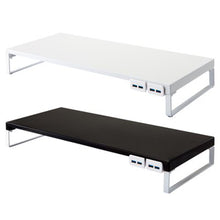 画像をギャラリービューアに読み込む, リヒトラブ 机上台 幅590mm・USB3.0ハブ付 A-7334