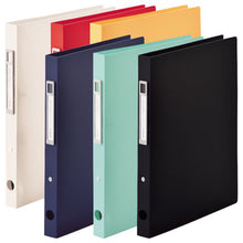 画像をギャラリービューアに読み込む, リヒトラブ noie-style D型リングファイル ツイストリング F-7684