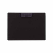 画像をギャラリービューアに読み込む, リヒトラブ クリップボード<捺印対応>A4 ヨコ型 黒 A-2985-24