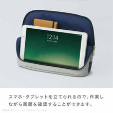 画像をギャラリービューアに読み込む, ソニック スマスタ キャンバス地 タブレット立つバッグインバッグ UT-4042