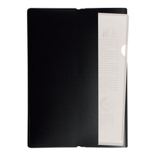 画像をギャラリービューアに読み込む, リヒトラブ Noir×Noir ノアール×ノアール ワンタッチホルダー A4ワイド F-5906