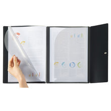 画像をギャラリービューアに読み込む, リヒトラブ Noir×Noir ノアール×ノアール ポケットホルダー A4サイズ F-5907