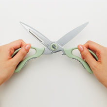 画像をギャラリービューアに読み込む, プラス フィットカットカーブ 多機能料理はさみ SC-200SWM