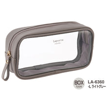 画像をギャラリービューアに読み込む, セキセイ ラポルタ ペンポーチ クリアクリア LA-6360