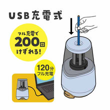 画像をギャラリービューアに読み込む, クツワ ミラガク 充電式鉛筆けずり RS038