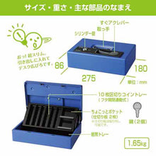 画像をギャラリービューアに読み込む, カール キャッシュボックス CB-8800