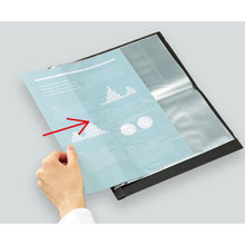 画像をギャラリービューアに読み込む, コクヨ ビズラック 2つ折りクリヤーブック BIZRACK ラ-BRFL10