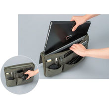 画像をギャラリービューアに読み込む, コクヨ バッグインバッグ ビズラック BIZRACK ノートPC収容13.3インチ タテ カハ-BRB135