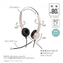 画像をギャラリービューアに読み込む, ソニック 快適ヘッドセット 両耳 USBタイプ ユートリムエル UL-1579