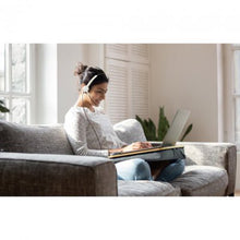 画像をギャラリービューアに読み込む, ソニック ユートリム 広々ひざ上デスク 裏面クッション&アームレスト付 UT-4754