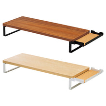 画像をギャラリービューアに読み込む, リヒトラブ MDF机上台・スリム＜500 × 200・サイドトレー付＞ A-8022
