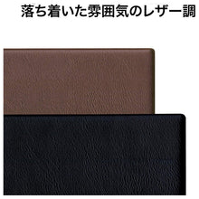 画像をギャラリービューアに読み込む, オープン工業 レザー調 メニューファイル MN-153

