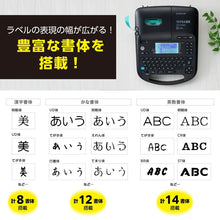 画像をギャラリービューアに読み込む, キングジム テプラ PRO SR-R560
