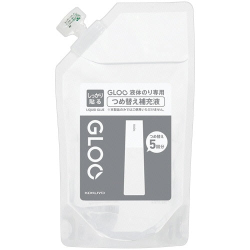 コクヨ GLOO グルー 液体のり しっかり貼る つめ替え補充液 ﾀ-G805