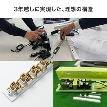 画像をギャラリービューアに読み込む, サンワサプライ スリムタップ 縦横間自在に差し込み可能 AC×6/USB-C×1/USB-A×1 PD33W 1.5m 折りたたみ式プラグ ホワイト TAP-SLIM6UC-15W
