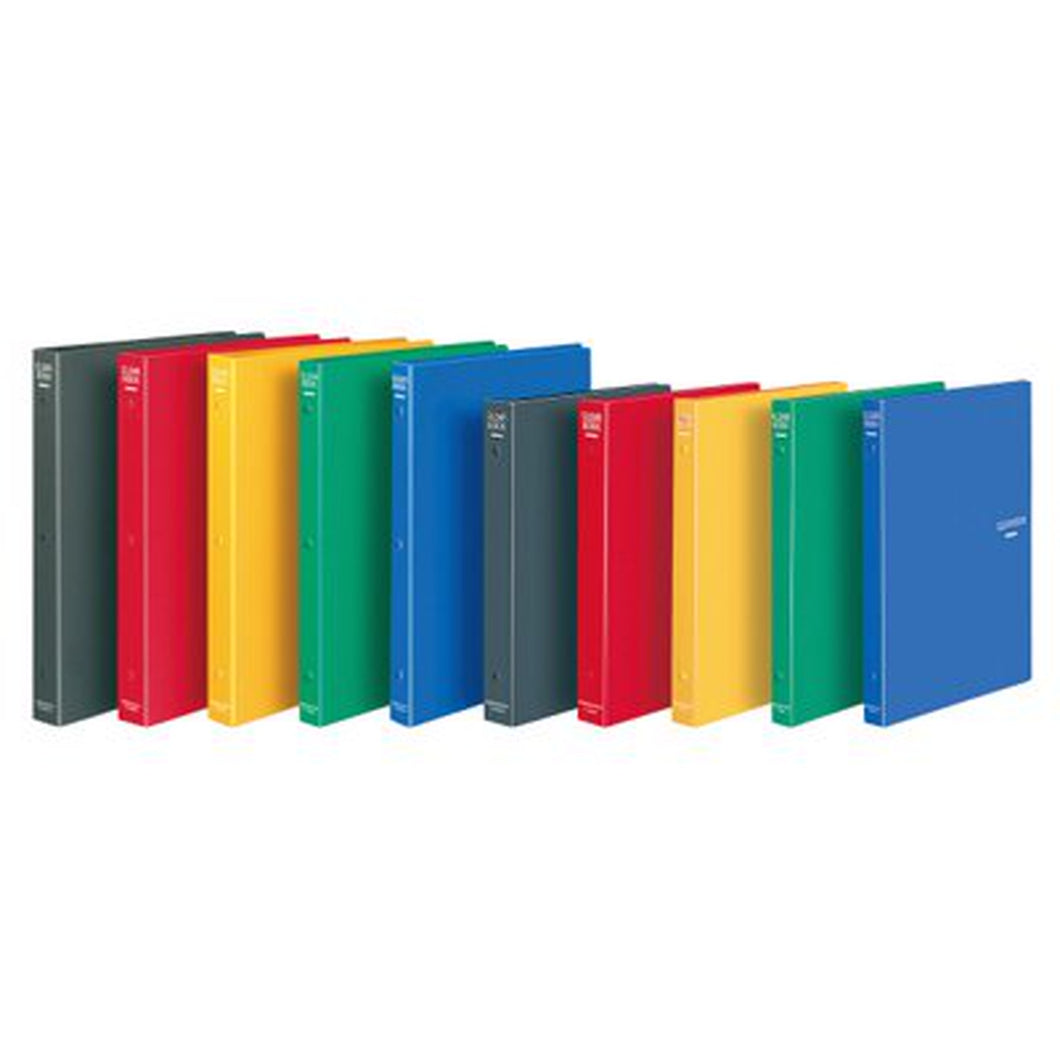 コクヨ クリヤーブック B5縦 替紙式23枚ポケット26穴 赤 ﾗ-461R