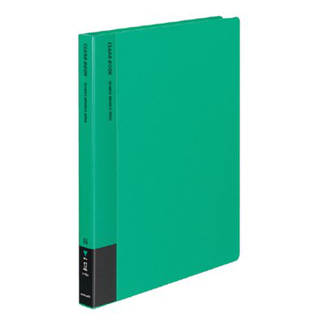コクヨ クリヤーブック A4縦 替紙式12枚ポケット30穴 緑 ﾗ-720G